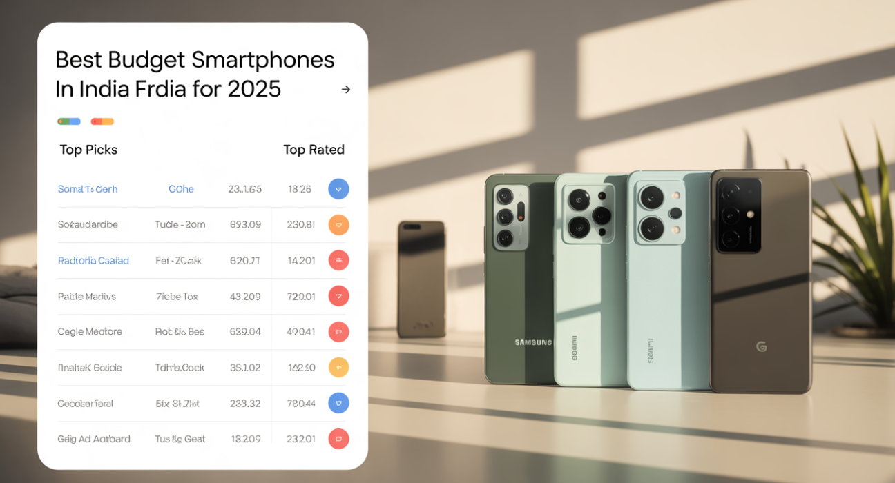 Best Budget Smartphones in India 2025: Reviews and Comparisons